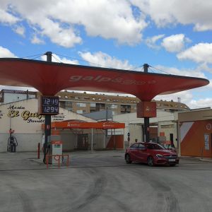 General view of the Galp gas station